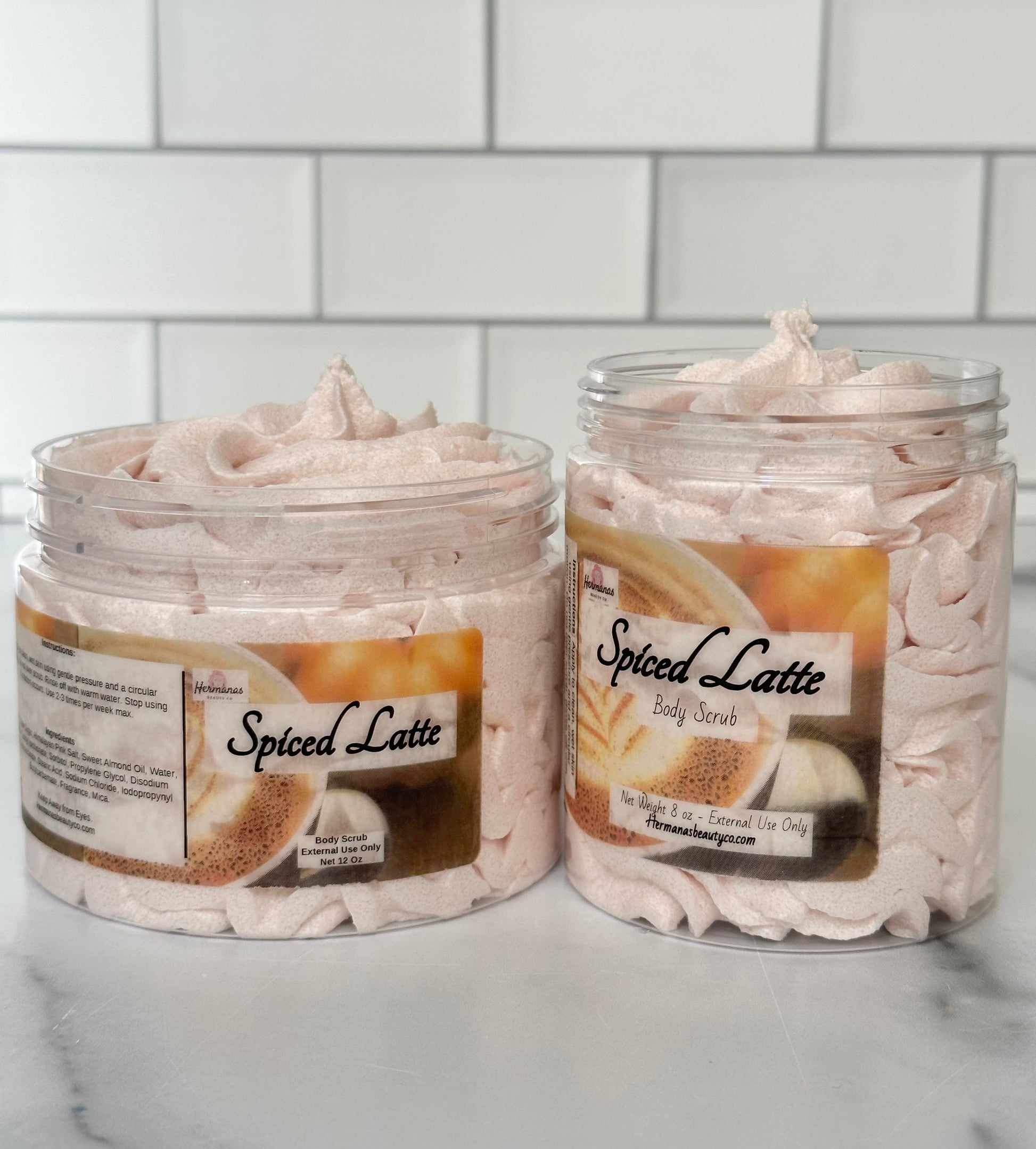 body scrub scented like a pumpkin spice latte