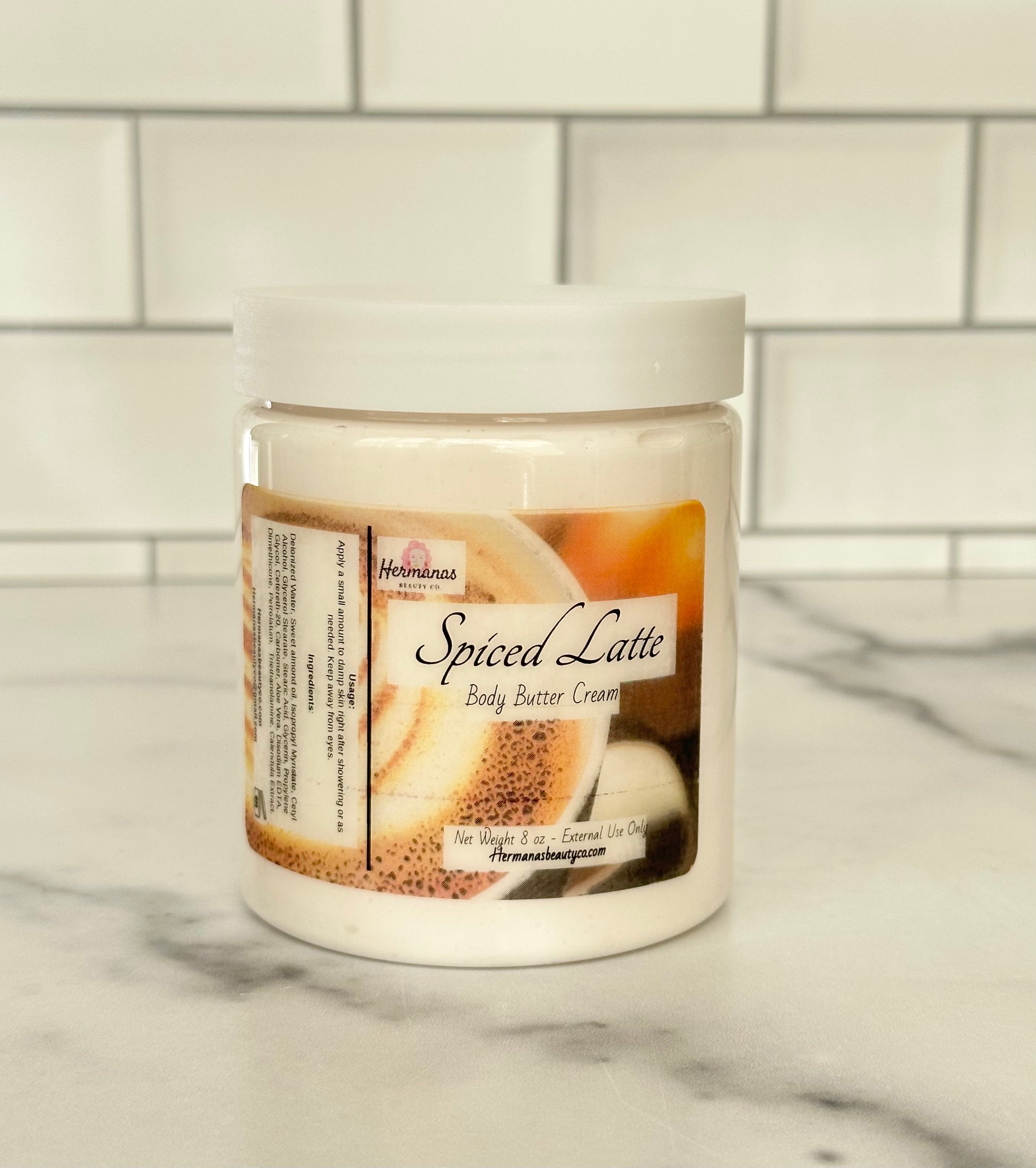 body butter fragranced like a pumpkin spice latte
