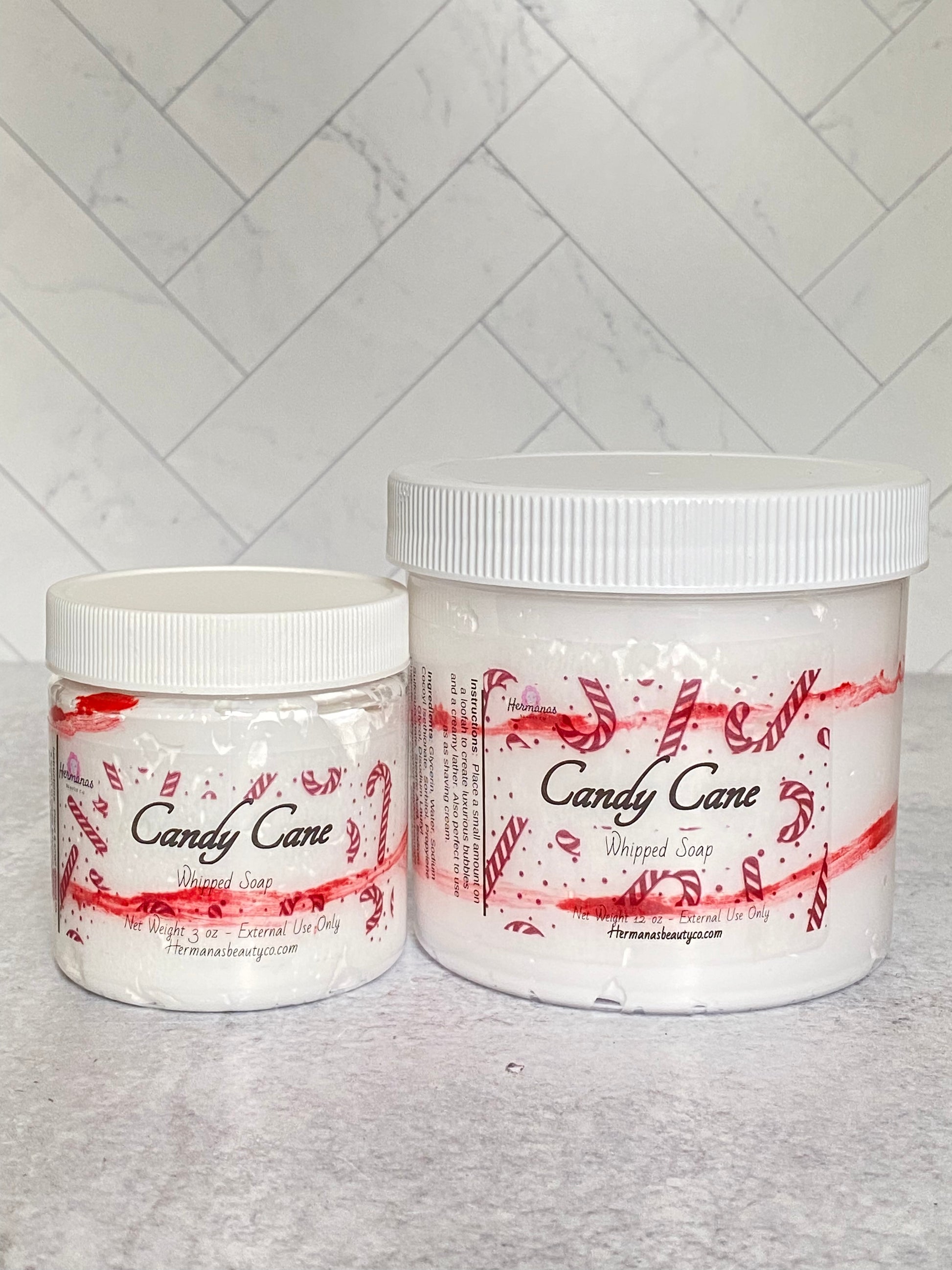 Candy Cane Creamy Whipped Soap